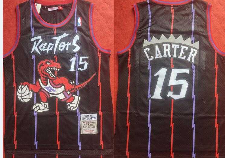Raptors 15 Vince Carter Black 1998-99 Hardwood Classics Jersey,We sell and wholesale Raptors 15 Vince Carter Black 1998-99 Hardwood Classics Jersey on line form chian!